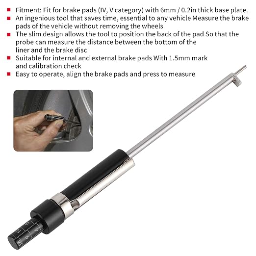 Car Brake Pad Thickness Gauge Measure Tool - Image 2
