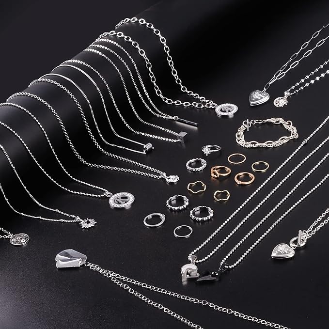 Necklace Chain for Jewelry Making, 95.1 Feet 12 Rolls Stainless Steel Jewelry - Image 5