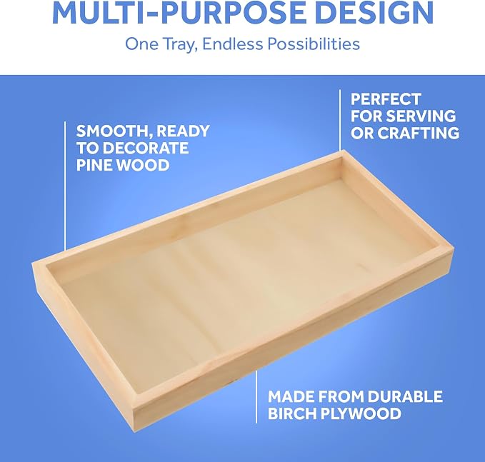 Wood Canvas Panel Cradled 11 x 14 inch, Shadow Box, & Tray Crafts, by - Image 4