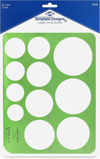 ALVIN, Large Circles Guide Template, Drawing and Drafting Tool by Alvin