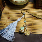 Foraineam 300 Pieces 20 Colors 5 Inch / 13cm Silky Handmade Soft Tassels Floss - Image 4