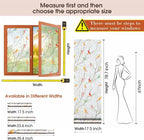 Coavas Privacy Window Film Non-Adhesive Translucent Bird Window Film Decorative - Image 4