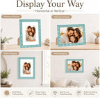 Solid Wood 8x10 Picture Frame Beaded Frame - Image 6