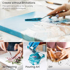 ARTEZA Stretched Canvas 11x14 Inches Pack of 8 – Blank White Canvases - Image 5
