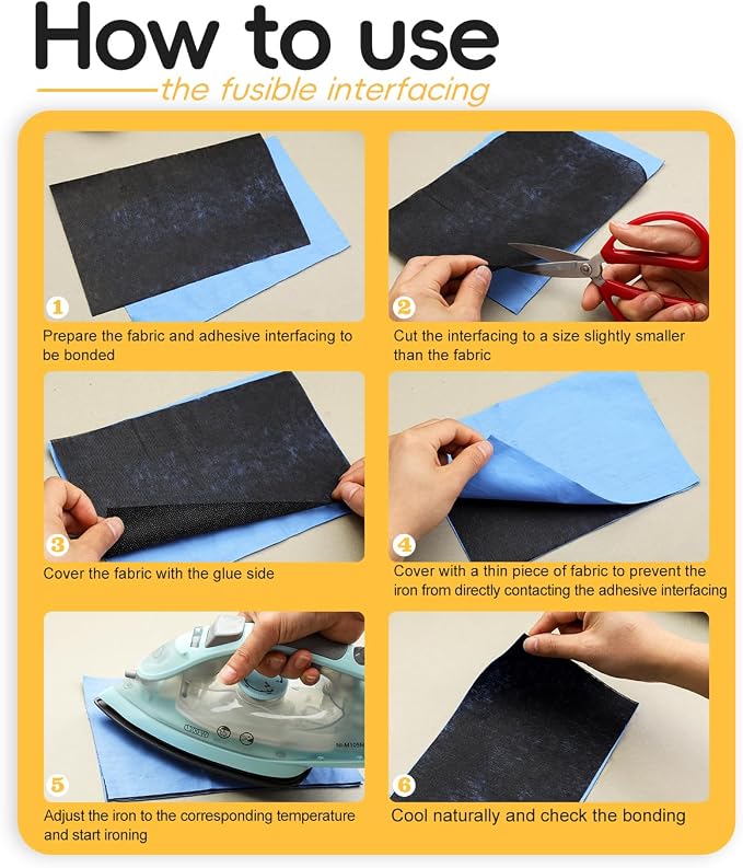 UzecPk Light Weight Fusible Interfacing - Image 4