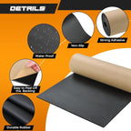 NATGAI Sponge Neoprene with Adhesive Foam Rubber Sheet 1/4” Thick X 78" Long X - Image 3