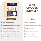 IMYMEE Basswood Carving Blocks-22PCS Whittling Wood Blocks Wood Carving Kit - Image 6