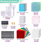 GO2CRAFT All-in-One Accessories Bundle, Weeding Tools, Transfer Tape, Crafting - Image 2