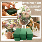 Pack of 48 Floral Foam Blocks, 8.9"x4.1"x2.7" Dry and Wet Flower Foam - Image 7