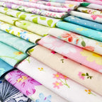 flic-flac 25pcs 12 x 12 inches Cotton Fabric Squares Quilting Sewing Floral - Image 5