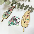 Smowfes Mixed Colour Leaf Mosaic Kit, Creative DIY Colourful Home Decoration - Image 4