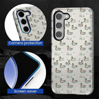 for Samsung Galaxy S23 Plus Case, Cute Duck Pattern Glossy 2 in 1 Shockproof - Image 6