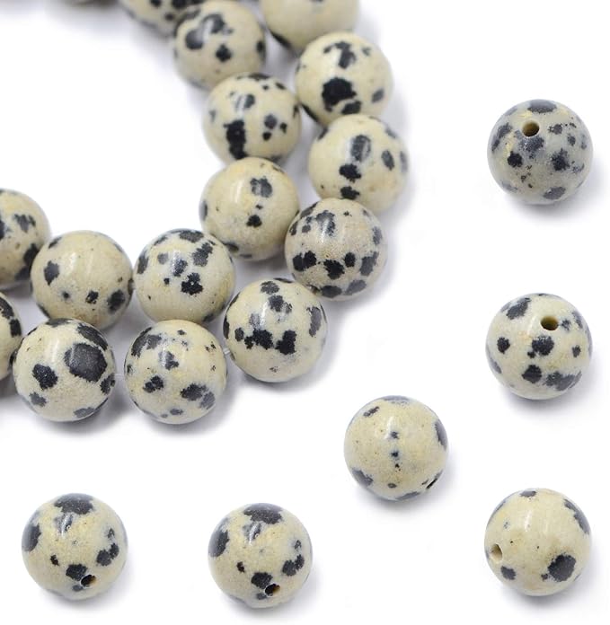 AD Beads Natural Gemstone Round Loose Beads 15" by ADBeads
