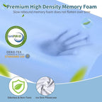 Cervical Neck Pillow for Pain Relief, Contour Memory Foam Pillows Ergonomic - Image 3