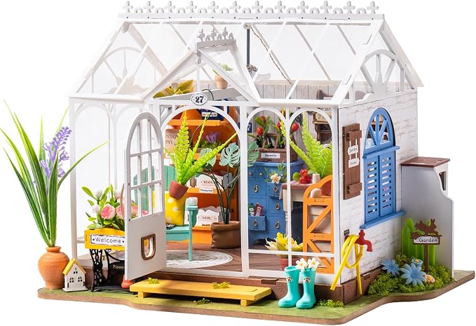 Rowood DIY Miniature House Kit, Mini Dollhouse KIt, Mayberry Street Craft Model - Image 6