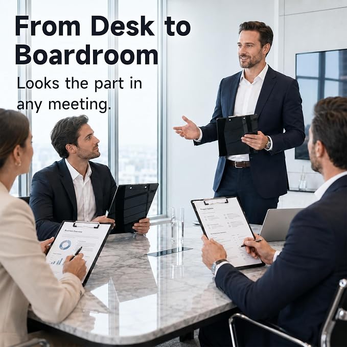 2 Pack Acrylic Clipboard, Glossy Black, 12.5 x 9 in Letter Size | 2mm hard - Image 6