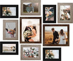 LUCKYLIFE Gallery Wall Frame Set, Picture Frames Collage 10-Pack by LUCKYLIFE