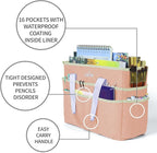 JJRING Craft Organizer Tote Bag, Large Art Storage Caddy - Image 7