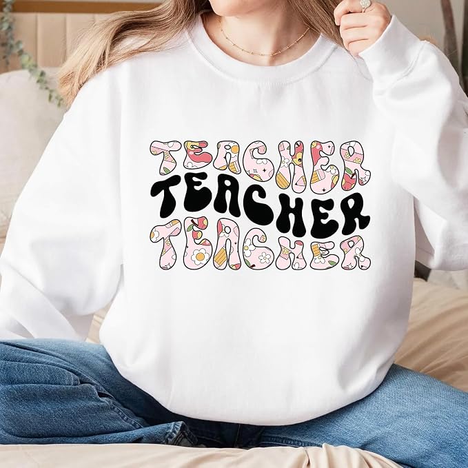 Tintnut Teacher Heat Transfer Vinyl, 12 Sheets 12"x10" Iron on Vinyl | School - Image 6