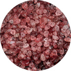 Natural Chip Stone Beads Strawberry Quartz 5-8mm About 400 Pieces Irregular by Cmidy