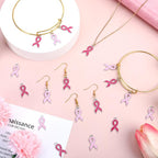 MARFOREVER 120 Pcs Breast Cancer Awareness Charms - Image 2