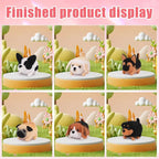 UOOU Felting Kit, Wool Roving, Felting Pad, Instruction Manual, Needle Felting - Image 7