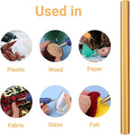 Metallic Gold Hot Glue Sticks, Mini Adhesive EVA Sticks - Image 5