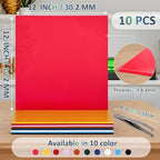 Acrylic Sheets Bulk, MAPRIAL 10Pcs 12 x 12 x 1/8" Thick Opaque Colored Cast - Image 2