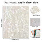 Pearl Glitter Cast Acrylic Sheet, 12x8 Inch - Image 2