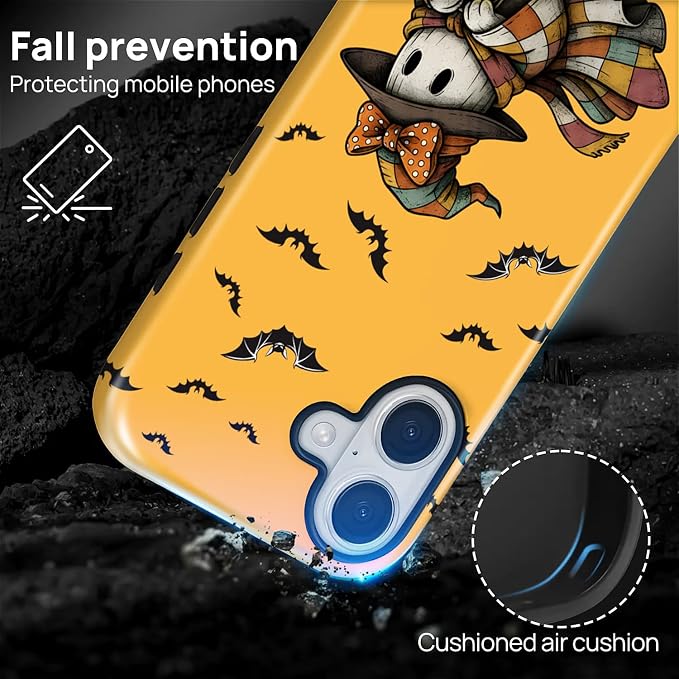 Case for iPhone 17, Scratch Resistant Hybrid Double Layer Hard Shell，Cute - Image 6