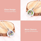 EVERLEAD Locket Necklace, DIY Floating Round Locket Pendant, Living Floating - Image 3