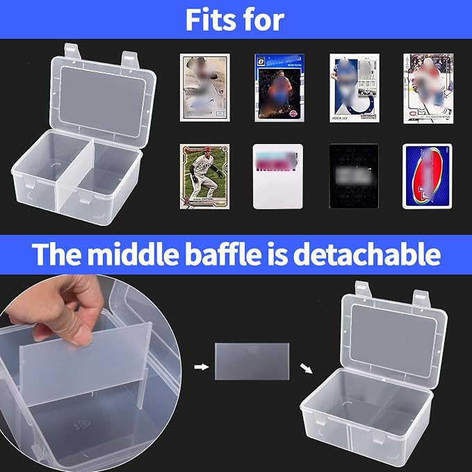 ALCYON 1600+ Trading Card Storage Box, Waterproof Plastic TCG Card Organizer - Image 5