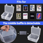 ALCYON 1600+ Trading Card Storage Box, Waterproof Plastic TCG Card Organizer - Image 5