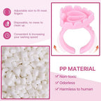 Pretty memory 150 Pcs Glue Rings - Image 4