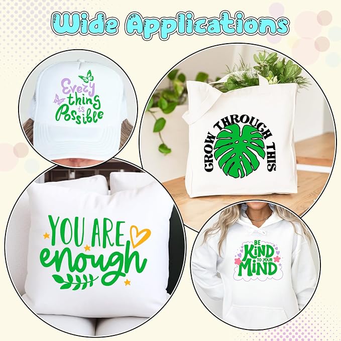 Tintnut Island Green Heat Transfer Vinyl, easy cut & weed, stretch washable - Image 6