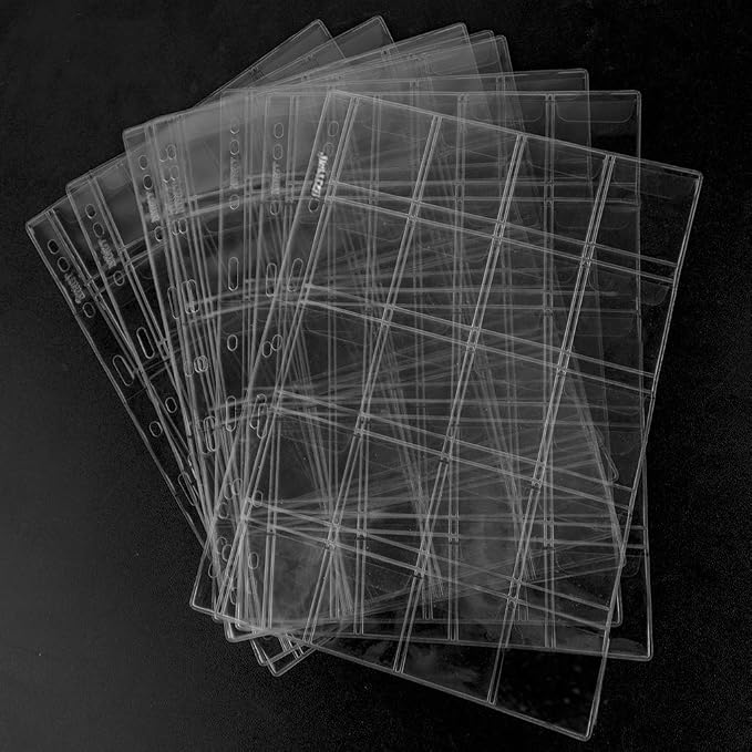 200 Pocket Coin Binder Pages 1.77" Collection Album Holder 10 Pcs | OSOPOLA - Image 2