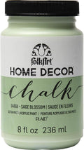 FolkArt Home Décor Chalk Finish Acrylic Paint, 8 ounce, Sage Blossom by FolkArt