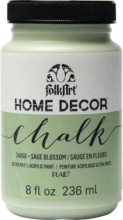 FolkArt Home Décor Chalk Finish Acrylic Paint, 8 ounce, Sage Blossom by FolkArt