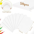 50PCS 9x12 Watercolor Paper Bulk, 140lb/300g Cold Press Thick Water Color Paper - Image 2