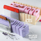 Soap Making Kit with Melt & Pour Base, Cutting Box, Fragrances - Image 6
