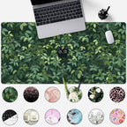 Cute Cat Kawaii Green Desk Mat - Image 2