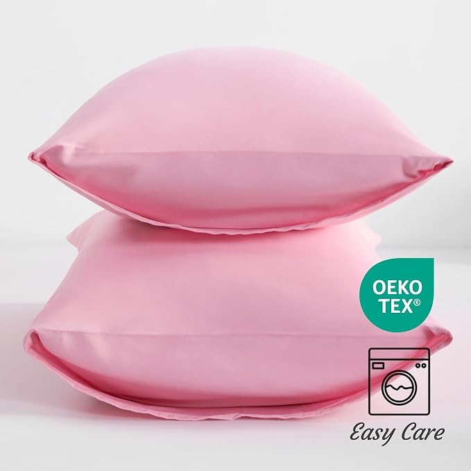 NTBAY Queen Pillow Cases Set of 2, 2 Pack Brushed Microfiber 20x30 Pillow Cases - Image 5