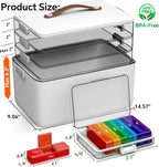 CTIME 4-Tier Extra-Large Medicine Organizer - Image 4