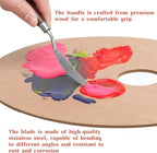 7Pcs Spatula Palette Knife Painting Knife Set Stainless Steel Drawing Scraper - Image 7
