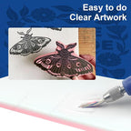 Falling in Art 12 Pack Rubber Carving Block, Soft Linoleum Block - Image 4