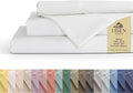 Linen Home 100% Cotton Percale Sheets Twin Size, Deep Pocket, 3 Pieces Set by LINENHOME