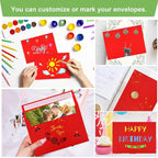 70 Packs A4 Envelope Red, 4x6 Photo Envelopes - Image 5