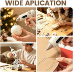 ADHES Mini Hot Glue Gun Kit, 40W High Temp Glue Gun - Image 8