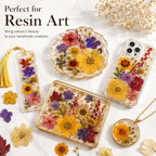 163 pcs Dried Flowers for Resin, Natural Flowers and Leaves Kit - Image 6