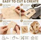 15 Pack Basswood Sheets 1/8 x 12 x 16 Inch, 3mm Plywood Sheets - Image 5